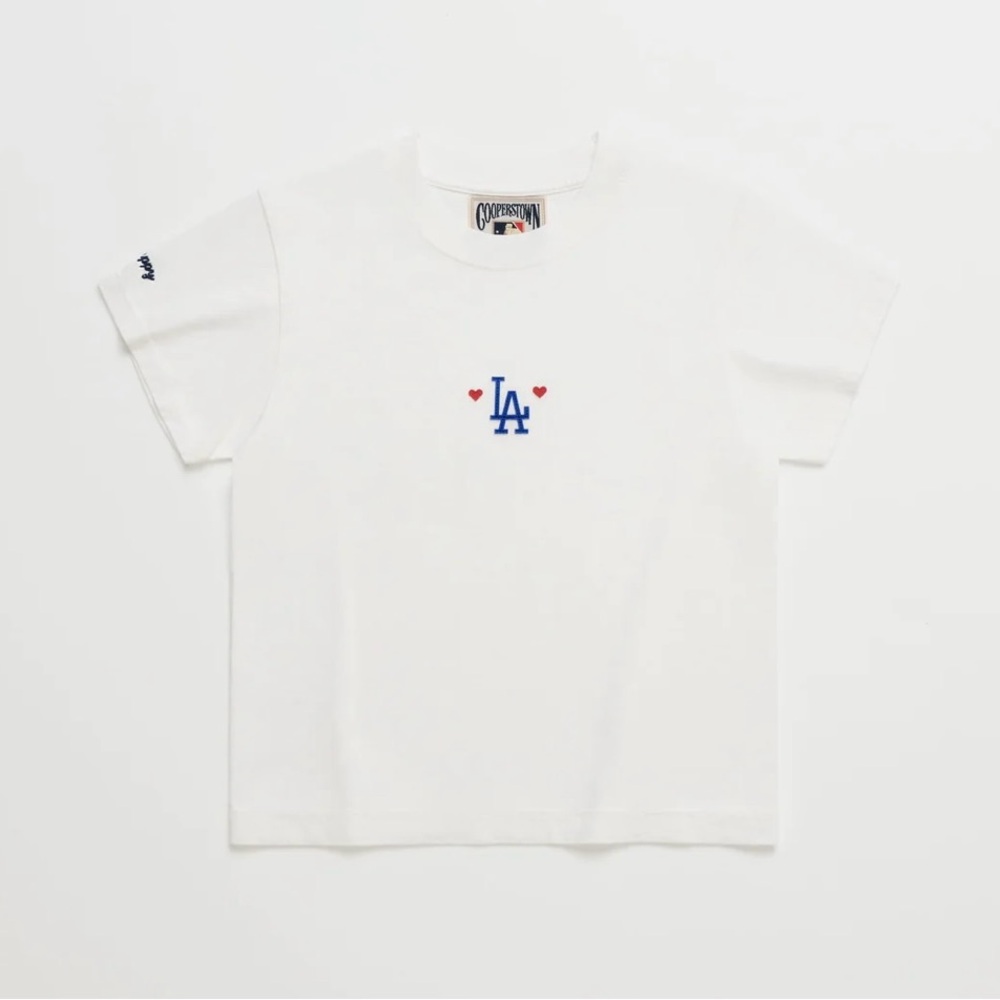 Madhappy Dodgers Shrunken Heart Tee - Small - New with Tags